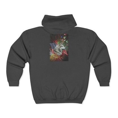 American Malamute Unisex Full Zip Hoodie