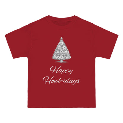 Happy Howl-idays Men's Short-Sleeve Crewneck Tee