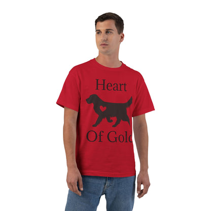 Heart Of Gold Men's Short-Sleeve Crewneck Tee