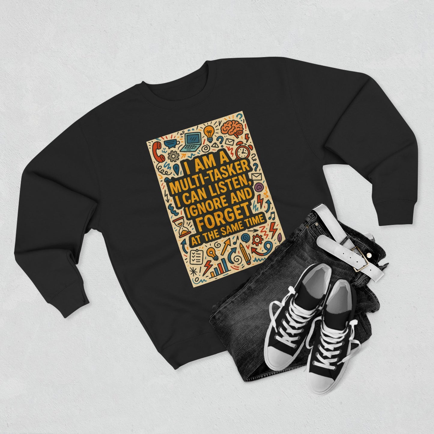 Multi-Tasker Unisex Crewneck Sweatshirt