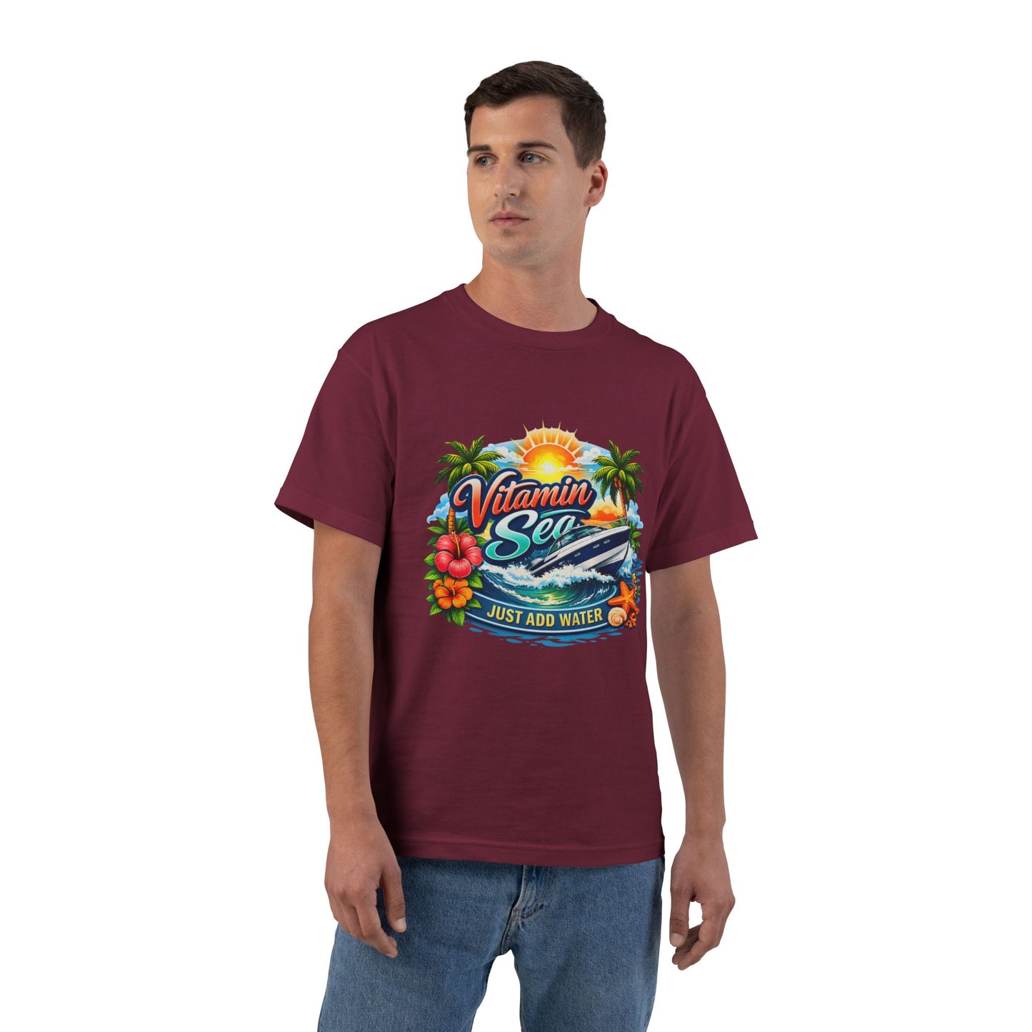 Vitamin Sea Men's Short-Sleeve Crewneck Tee