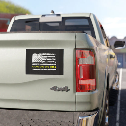 Thin Yellow Line Indoor/Outdoor Magnet