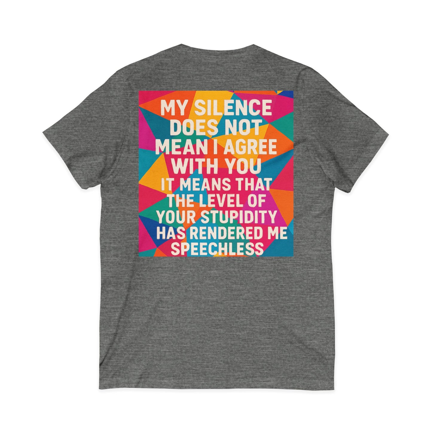 Speechless Unisex Short Sleeve V-Neck Tee