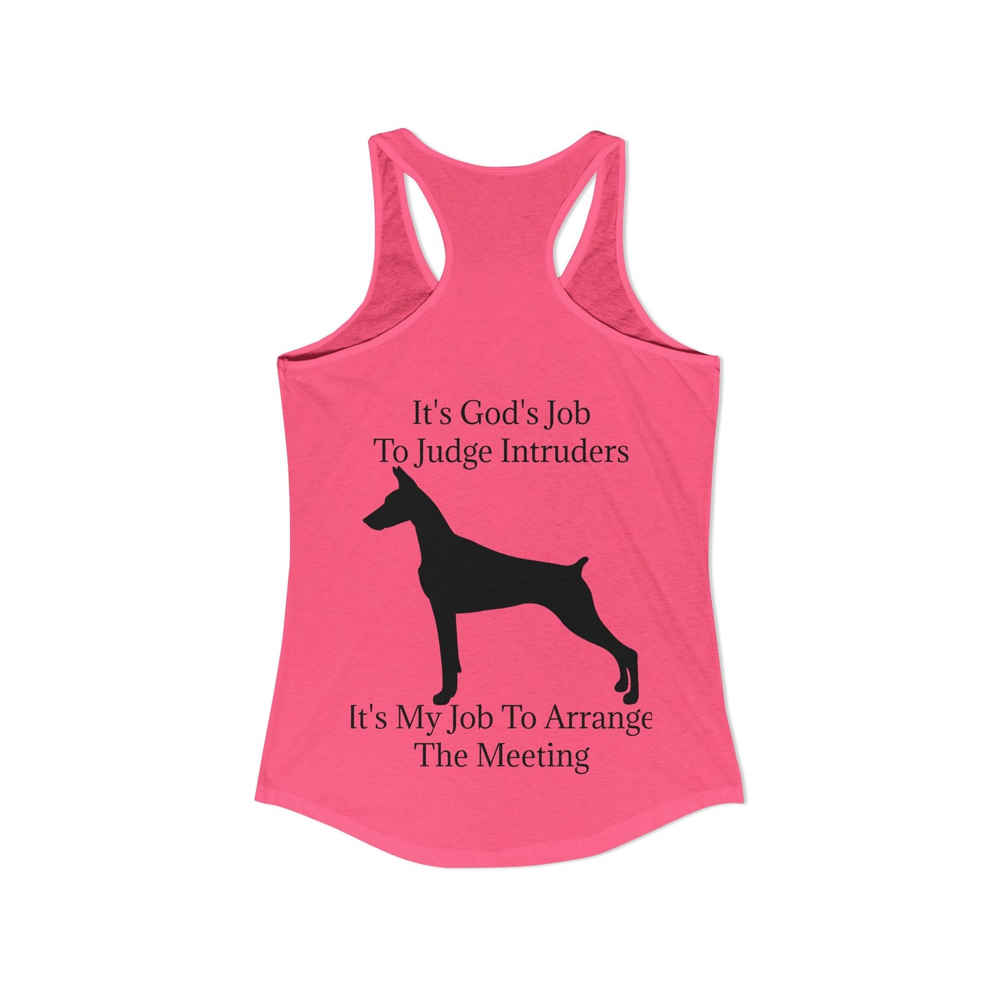 Arrange The Meeting Women's Racerback Tank