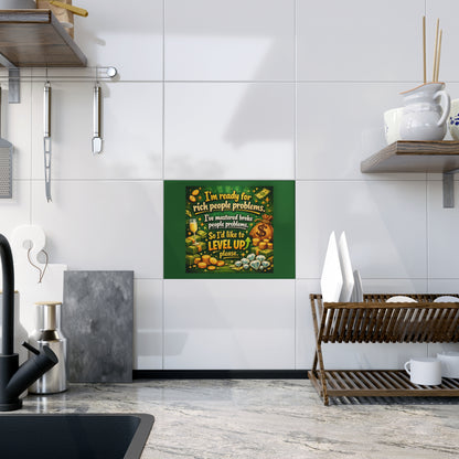 Level Up Ceramic Photo Tile