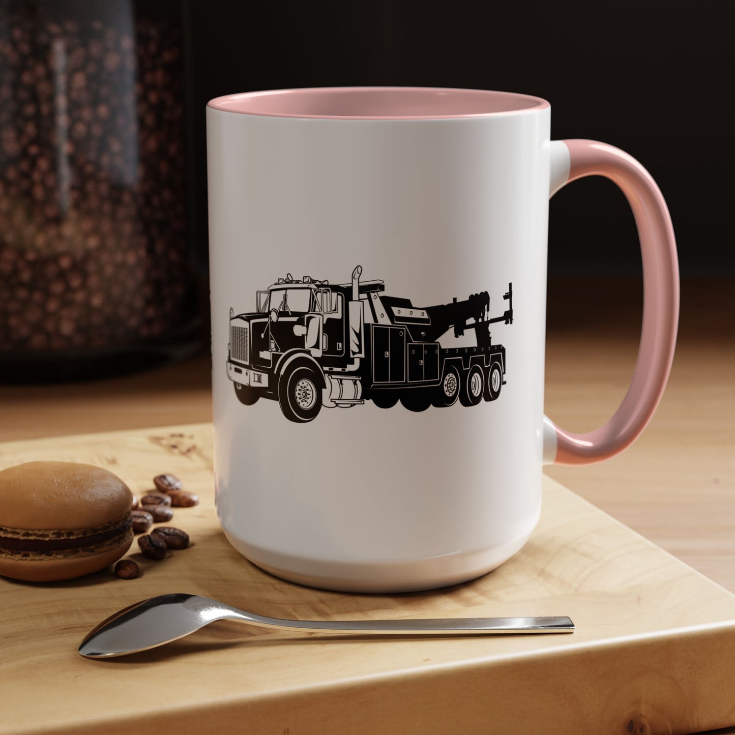 Heavy Tow Truck 2-Tone Coffee Mug