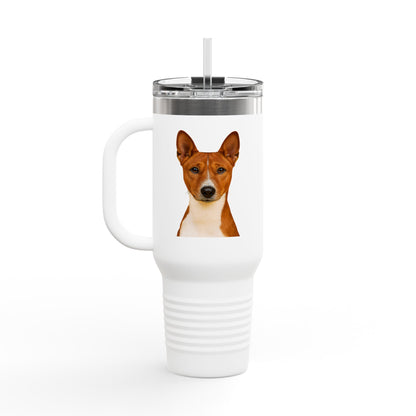 Basenji Head Insulated Travel Mug