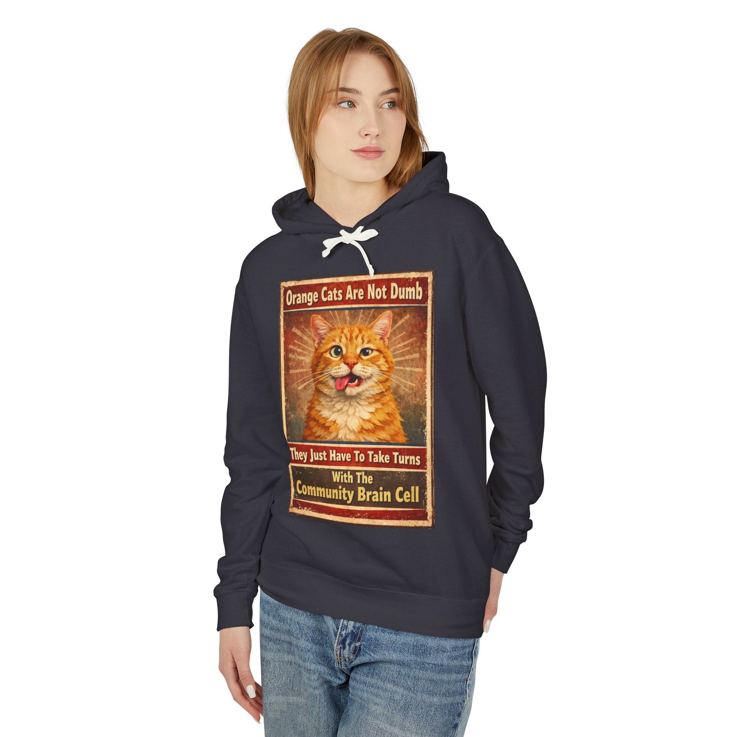 Community Brain Cell Unisex Lightweight Hoodie