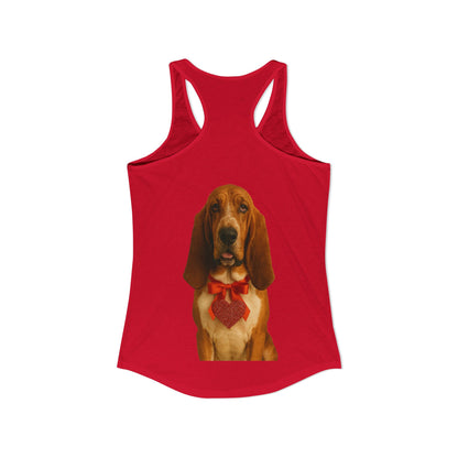 Cupid's Companion Basset Women's Racerback Tank