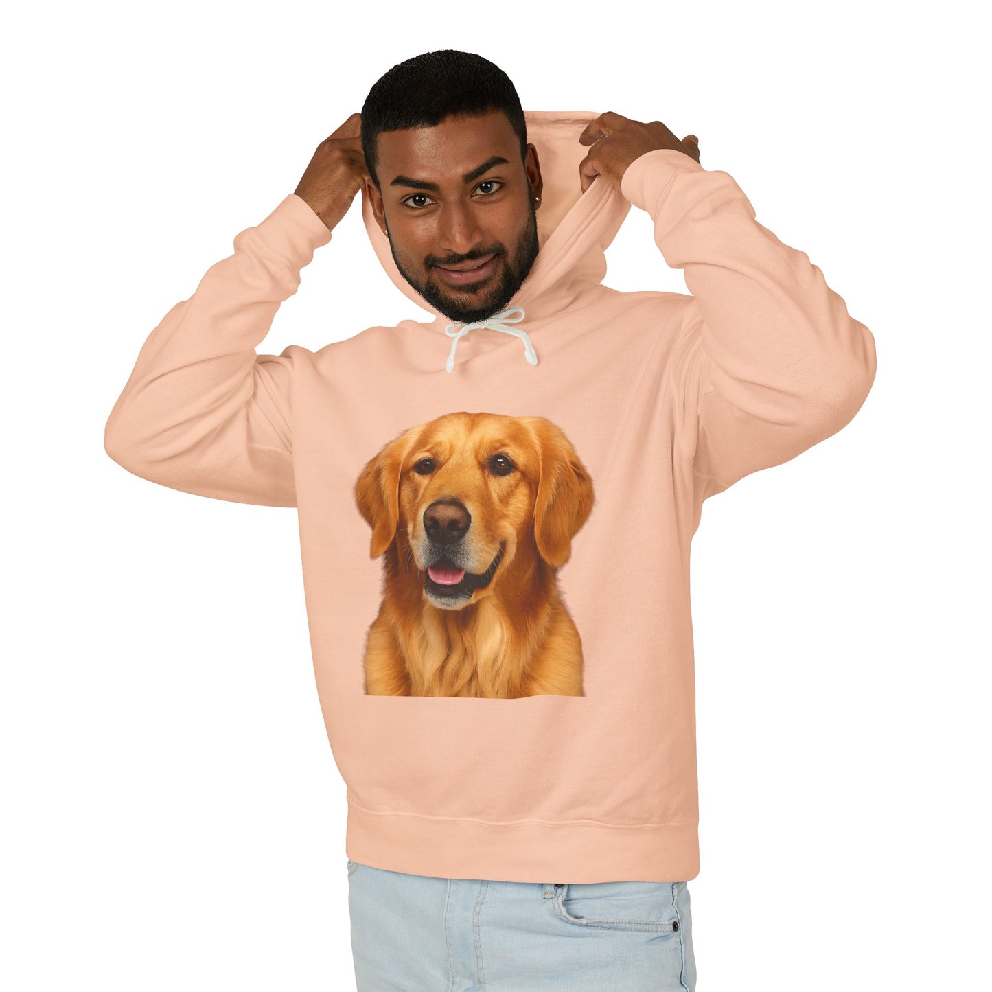 Golden Head Unisex Lightweight Hoodie