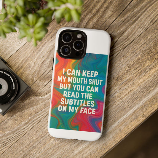 Subtitles iPhone Case