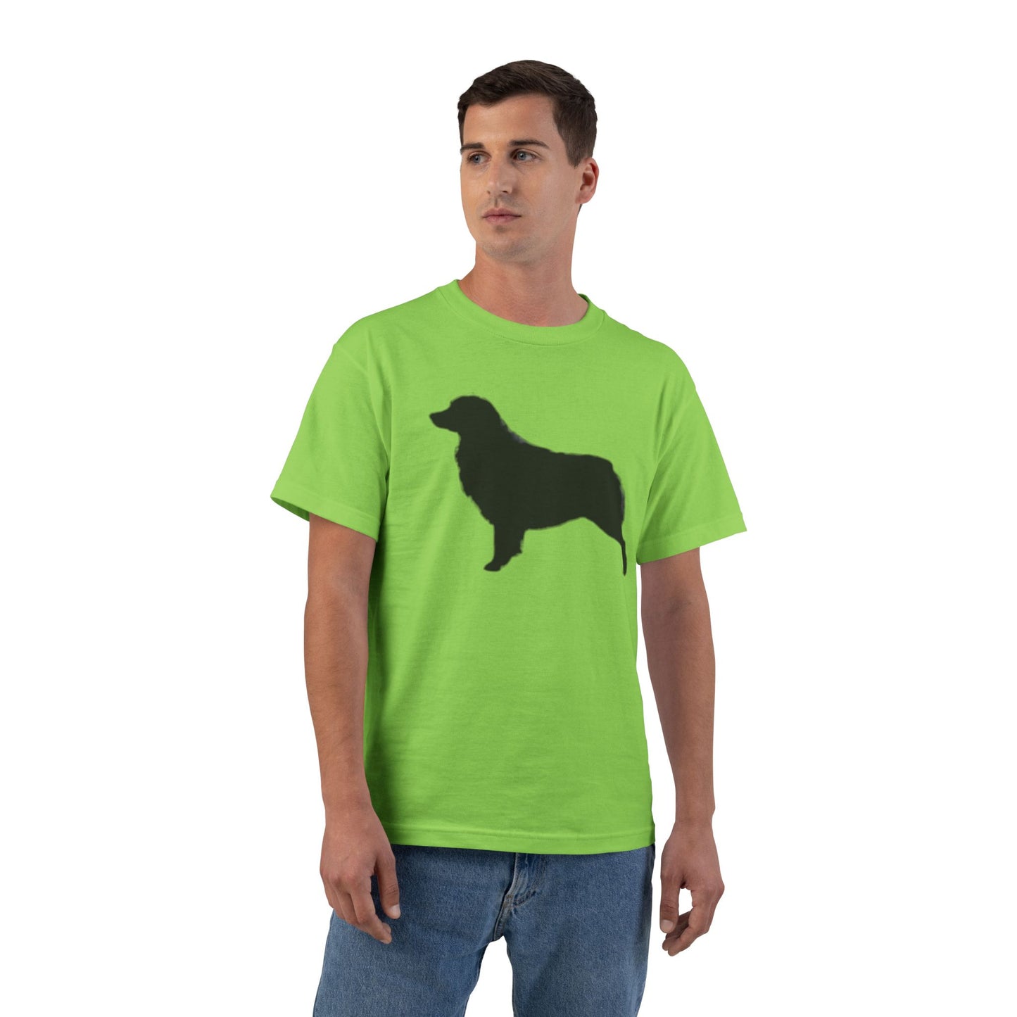 Aussie Silhouette Men's Short-Sleeve Crewneck Tee