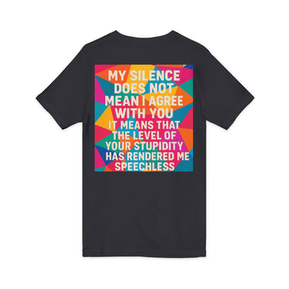Speechless Unisex Short Sleeve V-Neck Tee
