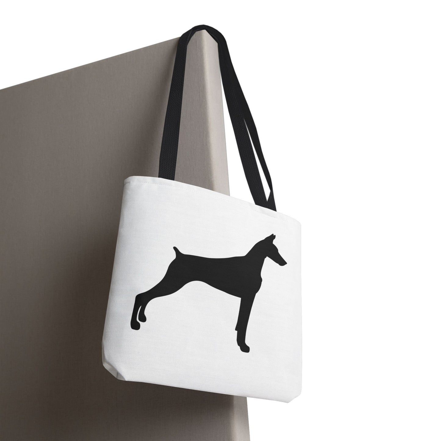 Doberman Silhouette Tote Bag