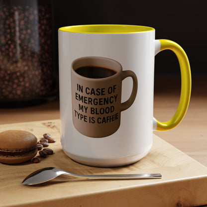 Blood Type 2-Tone Coffee Mug
