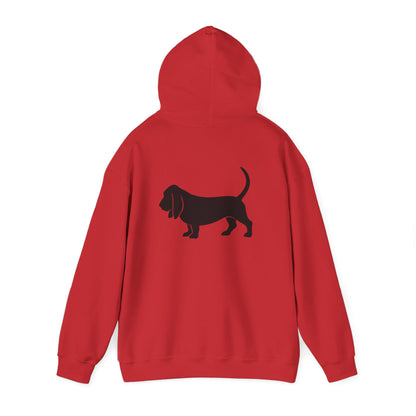 Basset Silhouette Unisex Hoodie