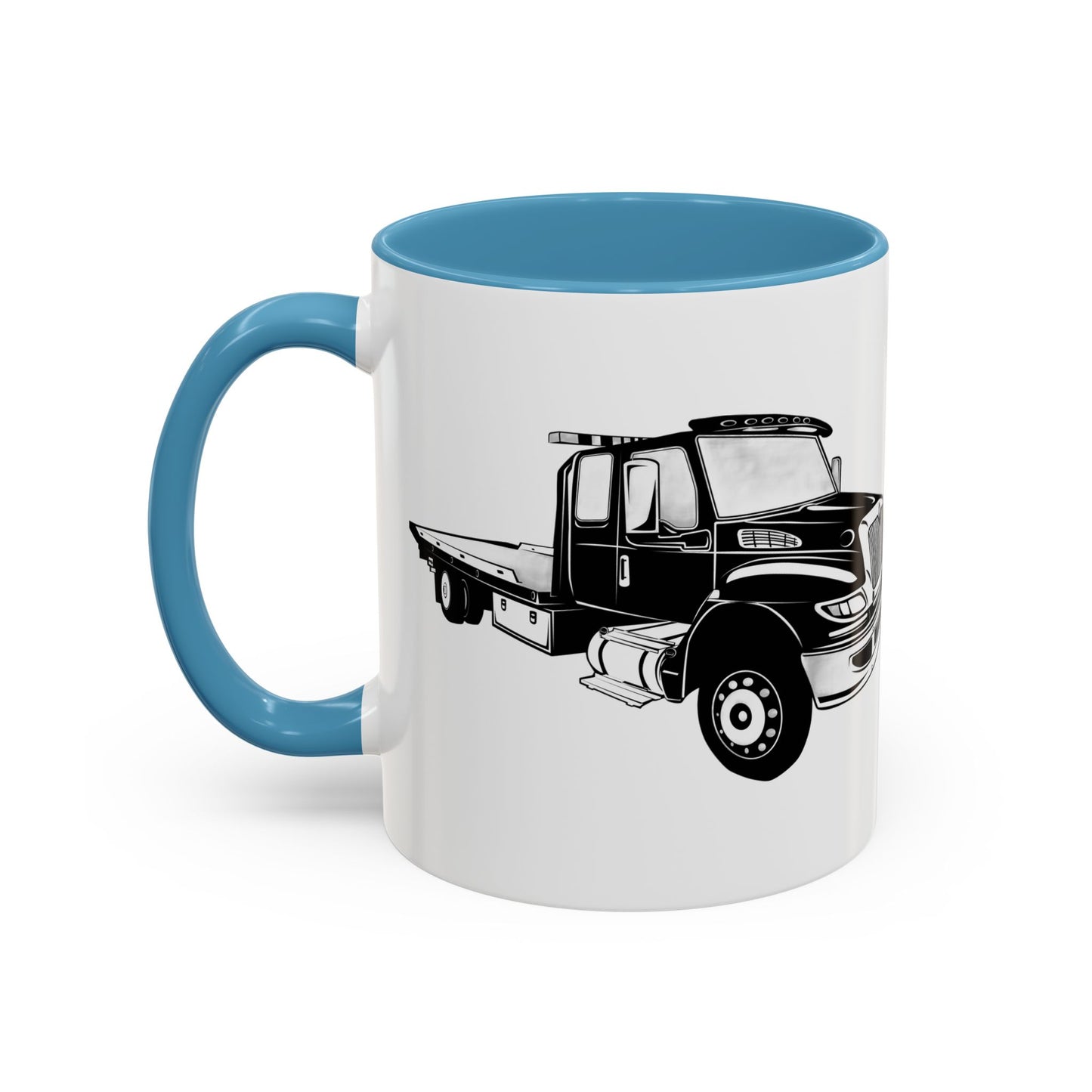 Flatbed Tow Truck 2-Tone Coffee Mug