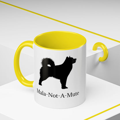 Mala-Not-A-Mute 2-Tone Coffee Mug