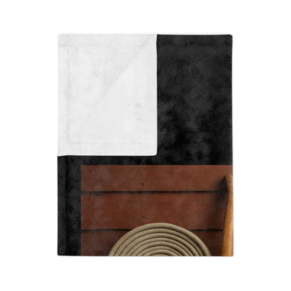 Fire/Rescue Appreciation Velveteen Microfiber Blanket