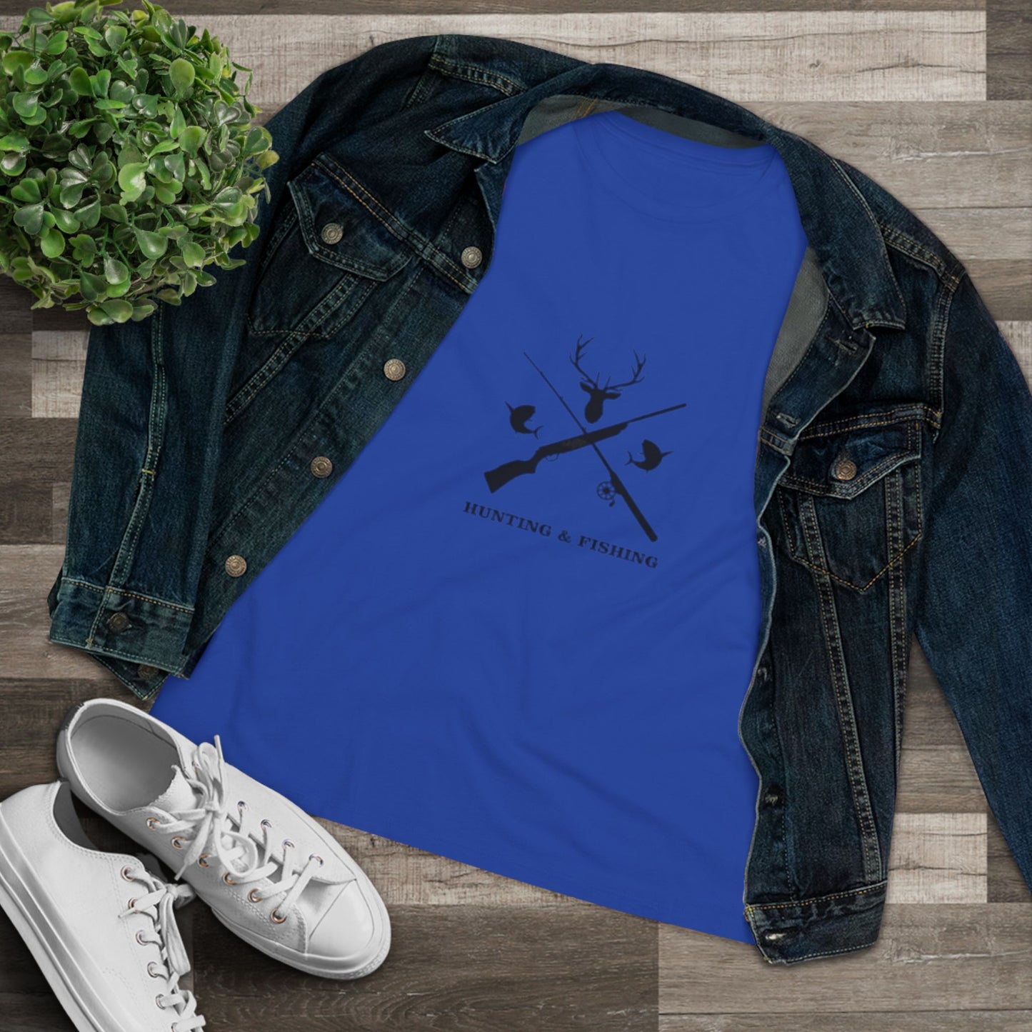 Hunting/Fishing Women's Short Sleeve Crewneck Tee