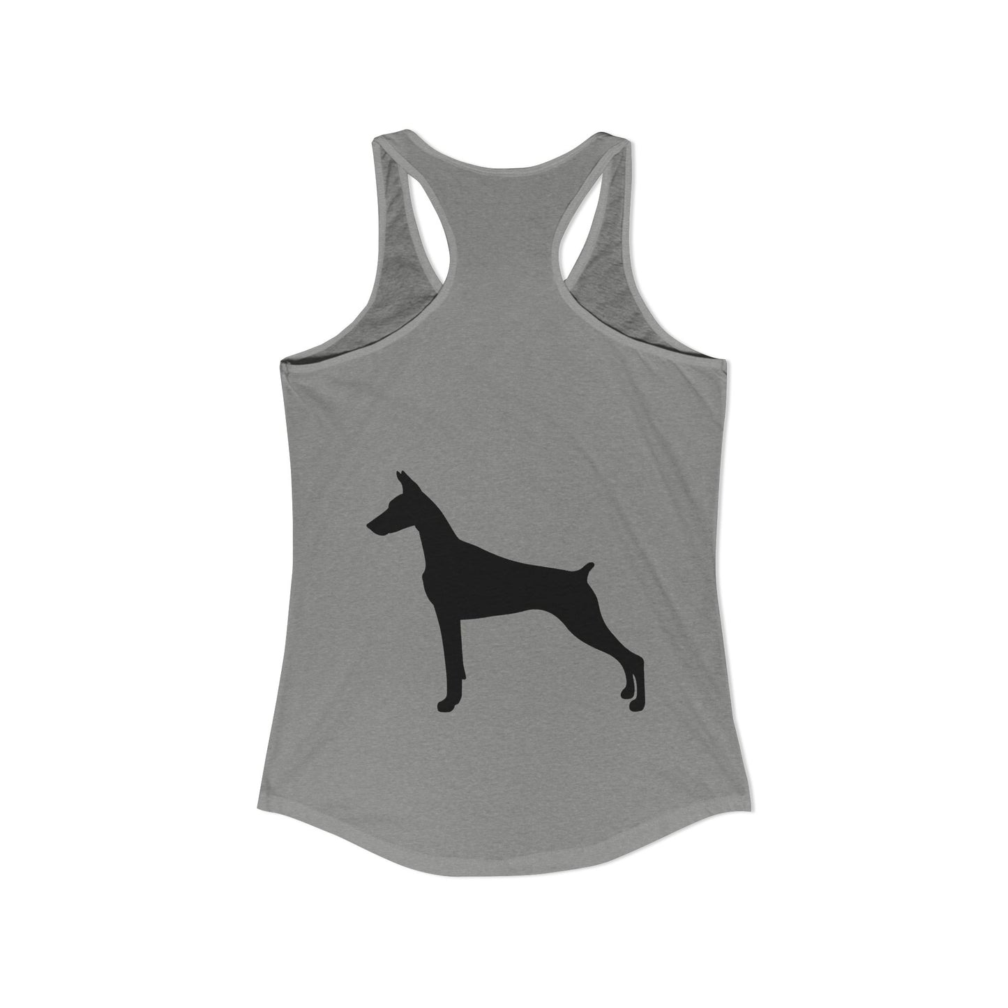 Doberman Silhouette Women's Racerback Tank