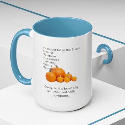 Fall In The South 2-Tone Coffee Mug