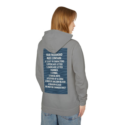Password Unisex Lightweight Hoodie