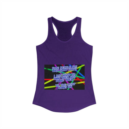 Glow Sticks Women's Racerback Tank