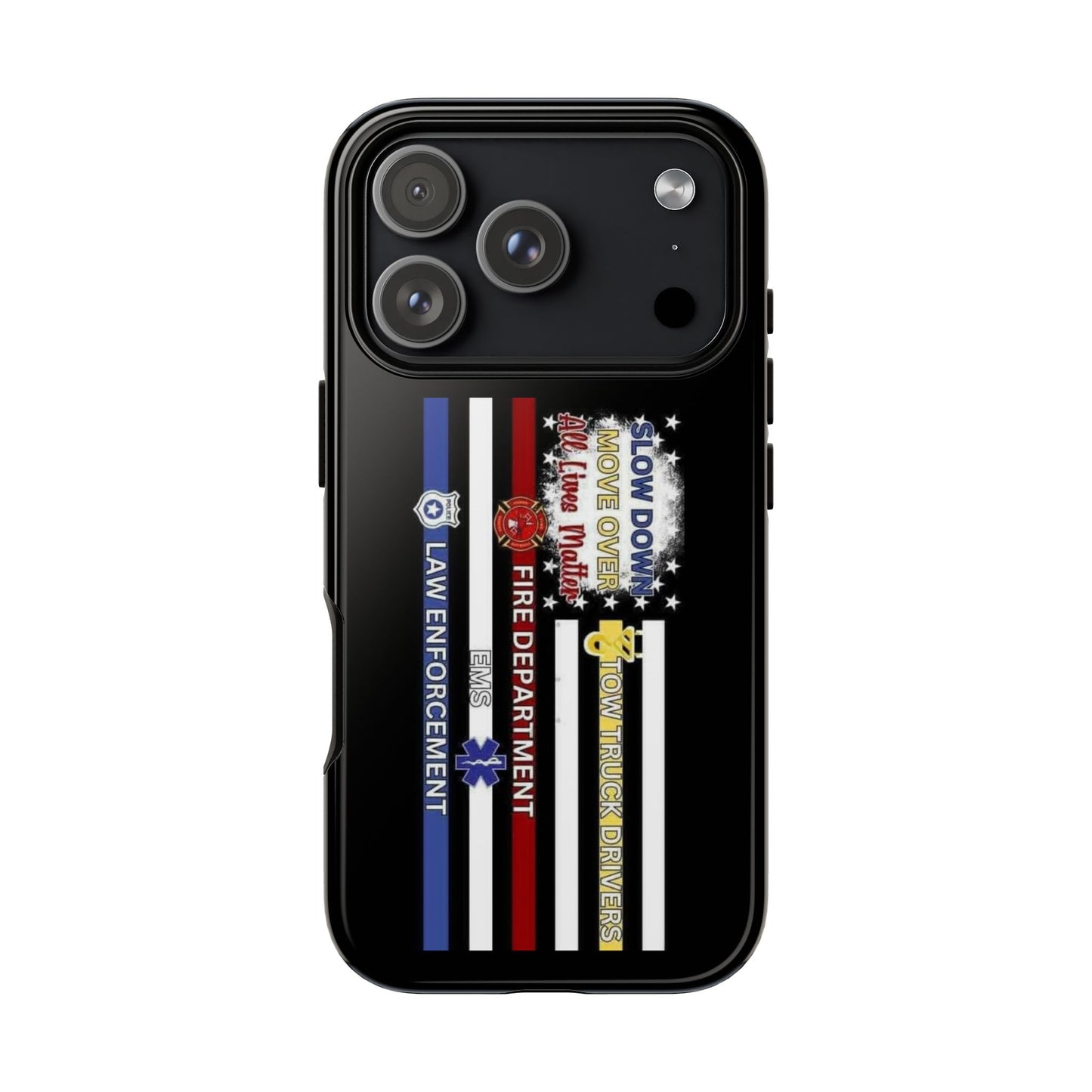 Slow Down Move Over Flag iPhone Case