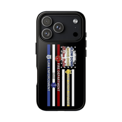 Slow Down Move Over Flag iPhone Case