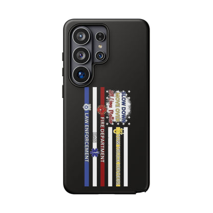 Slow Down Move Over Flag Samsung Case