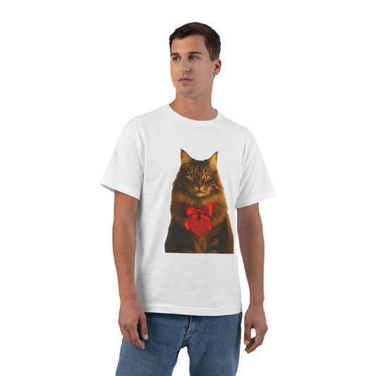 Cupid's Companion Cat Men's Short-Sleeve Crewneck Tee