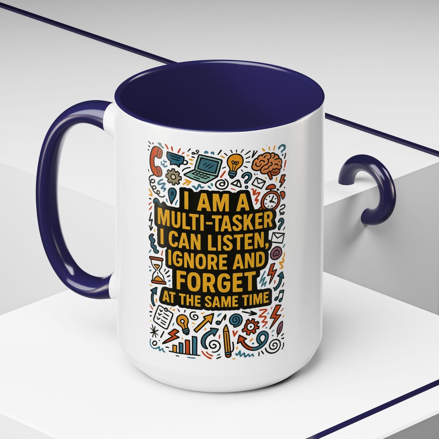 Multi-Tasker 2-Tone Coffee Mug