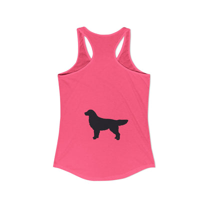 Golden Silhouette Women's Racerback Tank