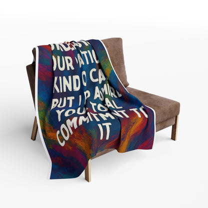 Kind Of Crazy Arctic Fleece Blanket