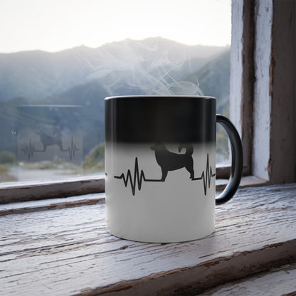 My Heart Beats For Malamutes Color Changing Mug