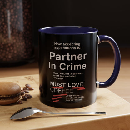 Partner In Crime 2-Tone Coffee Mug