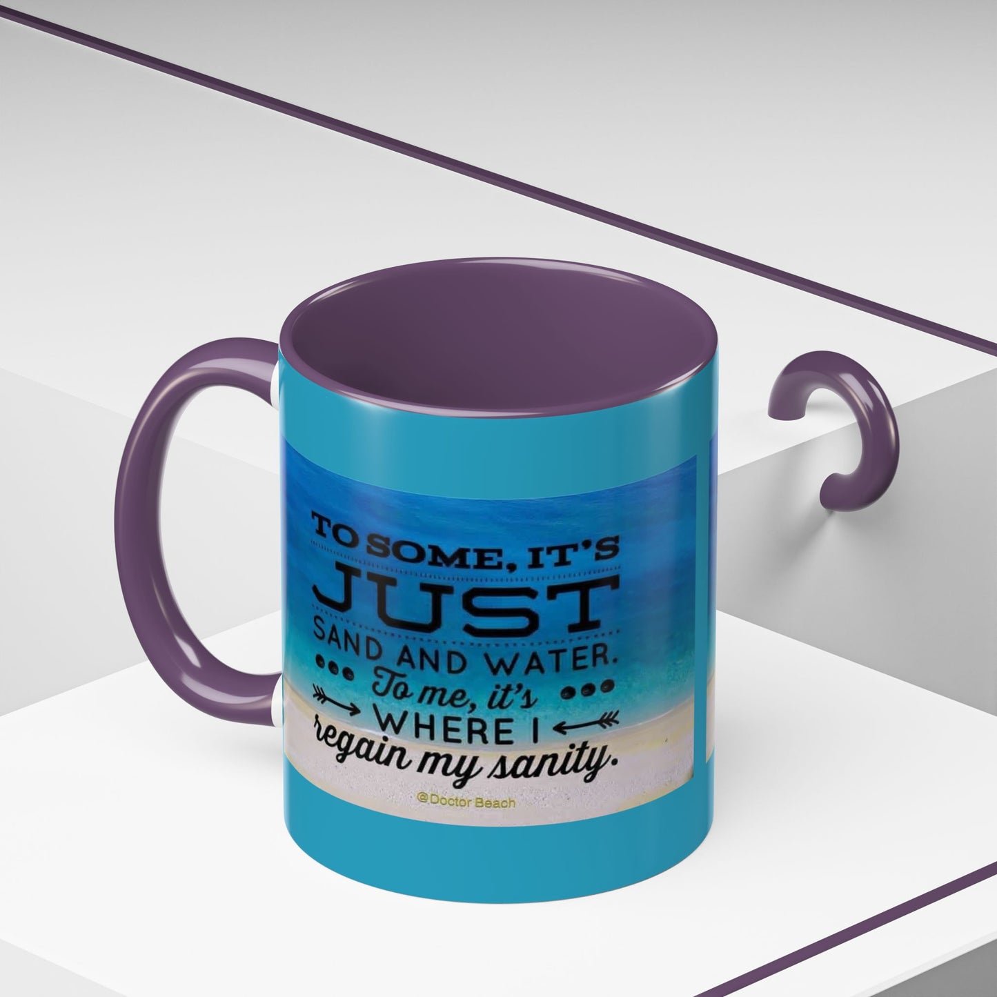 Dr. Beach 2-Tone Coffee Mug