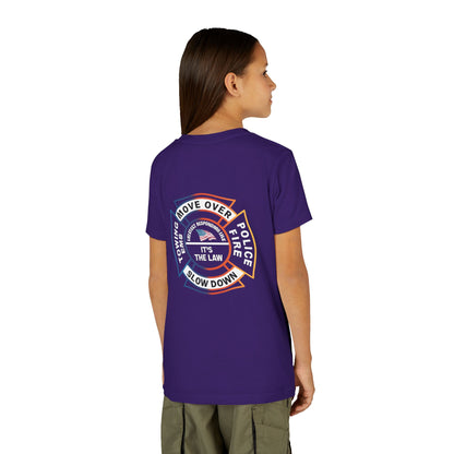 Let First Responders Live Youth Unisex Short Sleeve Crewneck Tee