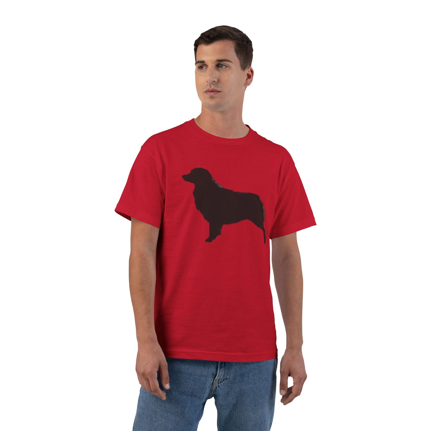 Aussie Silhouette Men's Short-Sleeve Crewneck Tee