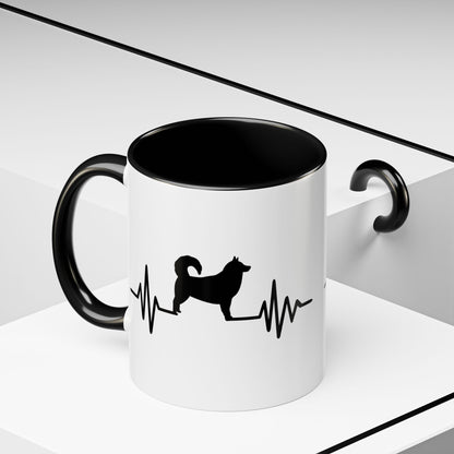 My Heart Beats For Malamutes 2-Tone Coffee Mug