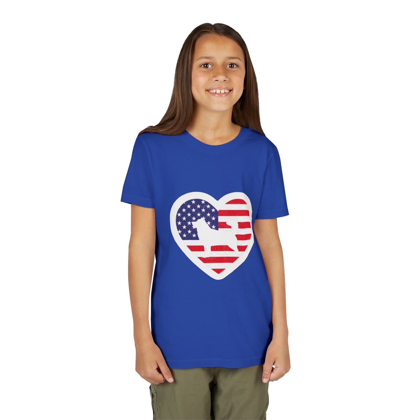 Malamute Flag Youth Unisex Short Sleeve Crewneck Tee