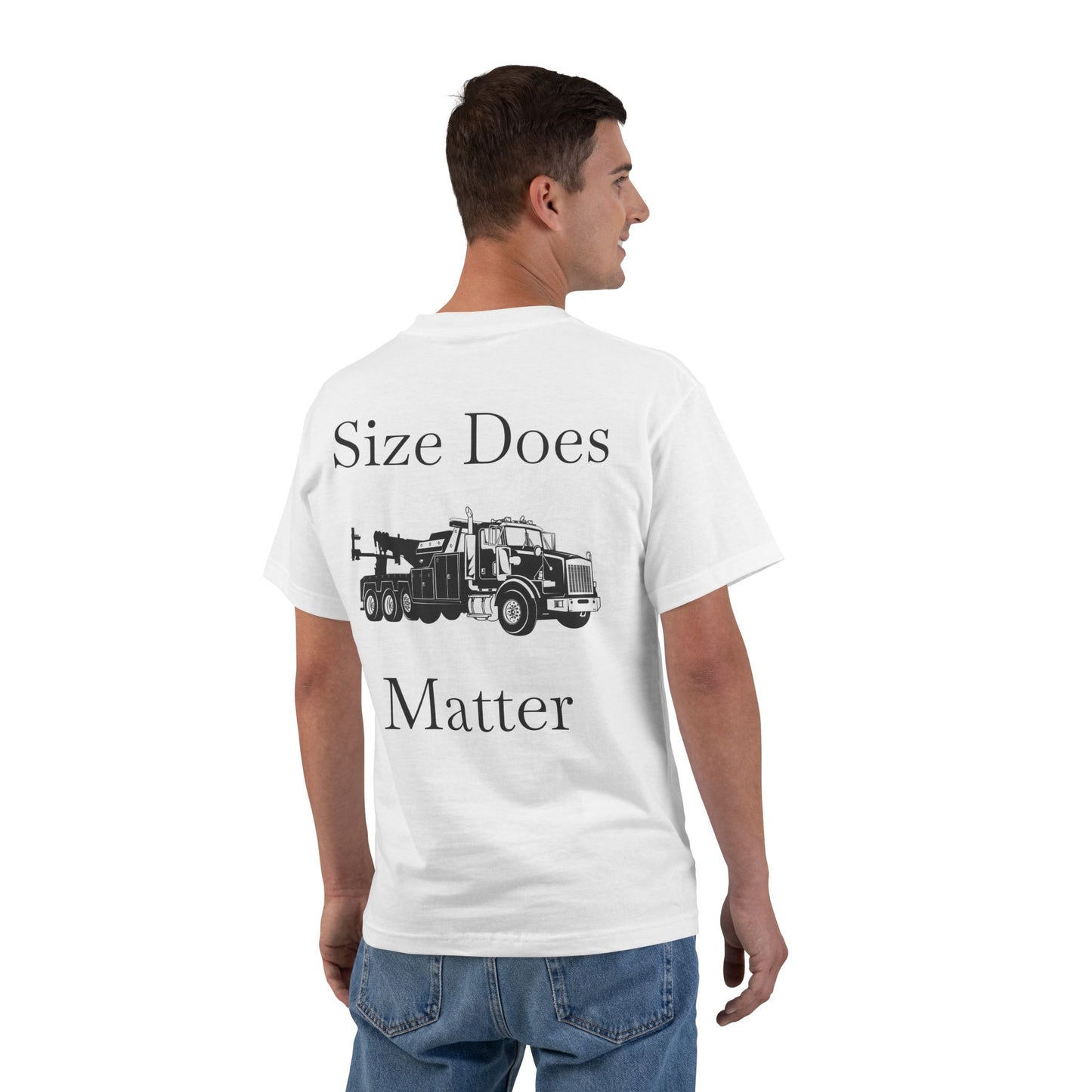 Size Does Matter Men's Short-Sleeve Crewneck Tee