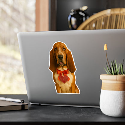 Cupid's Companion Basset Vinyl Decal