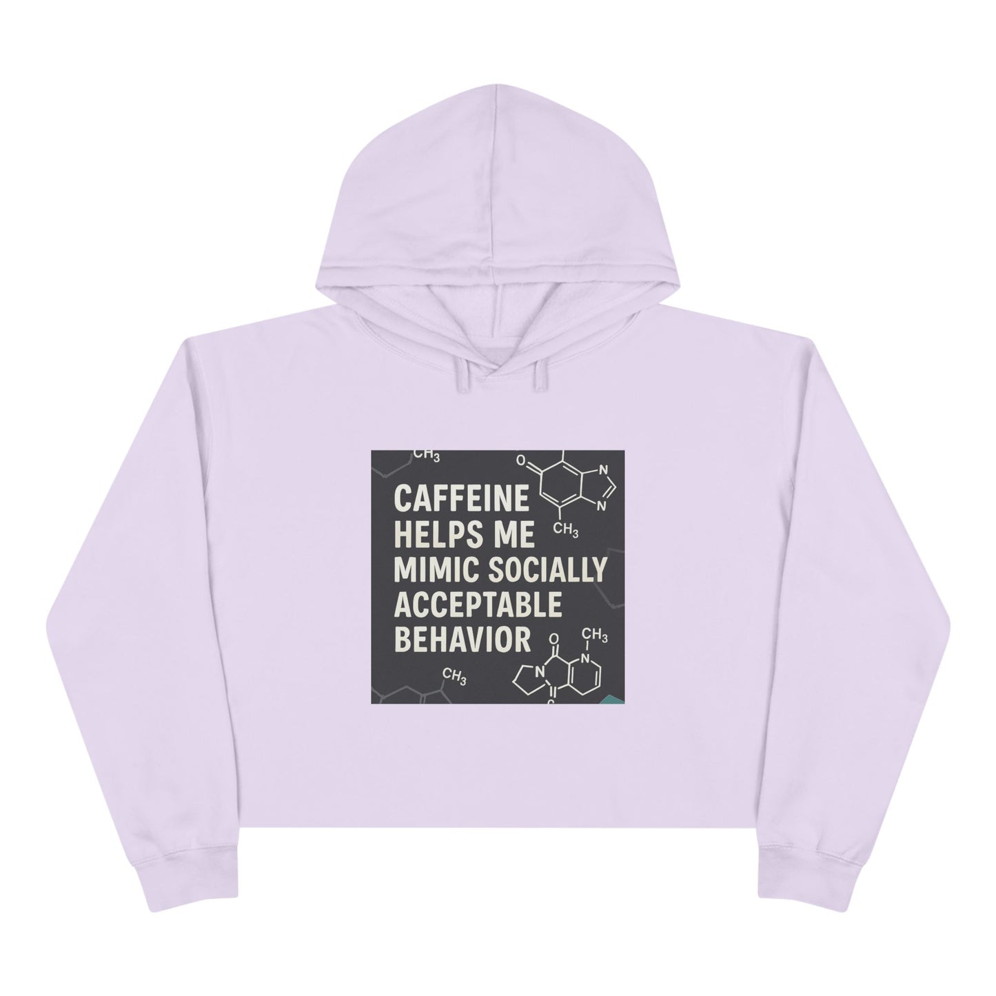 Socially Acceptable Women's Crop Hoodie