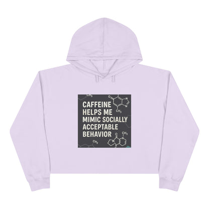Socially Acceptable Women's Crop Hoodie