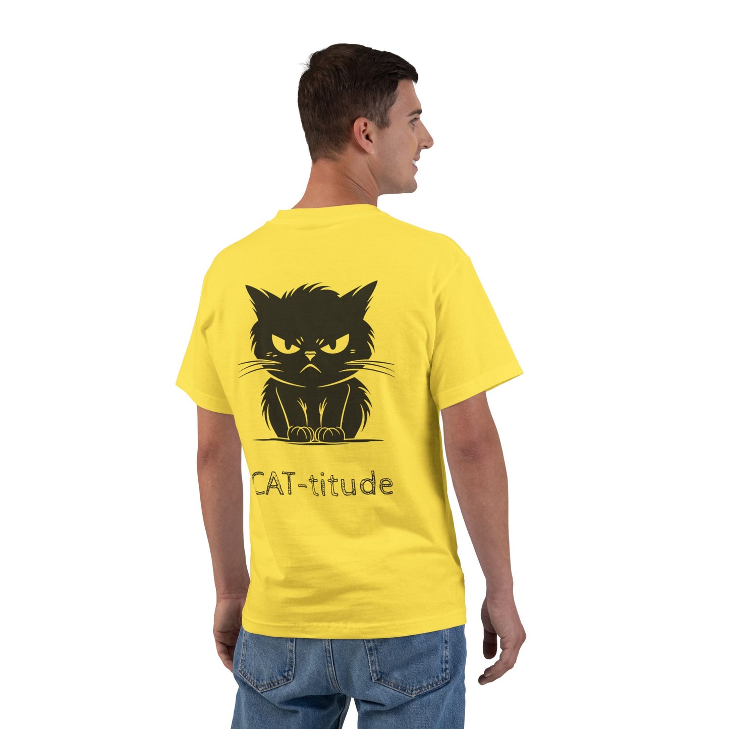 CAT-titude Men's Short-Sleeve Crewneck Tee