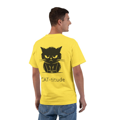 CAT-titude Men's Short-Sleeve Crewneck Tee