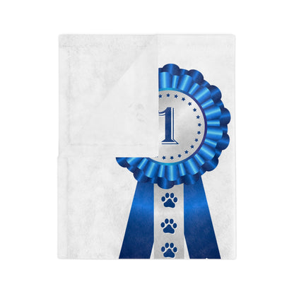 Show Ribbon Velveteen Microfiber Blanket