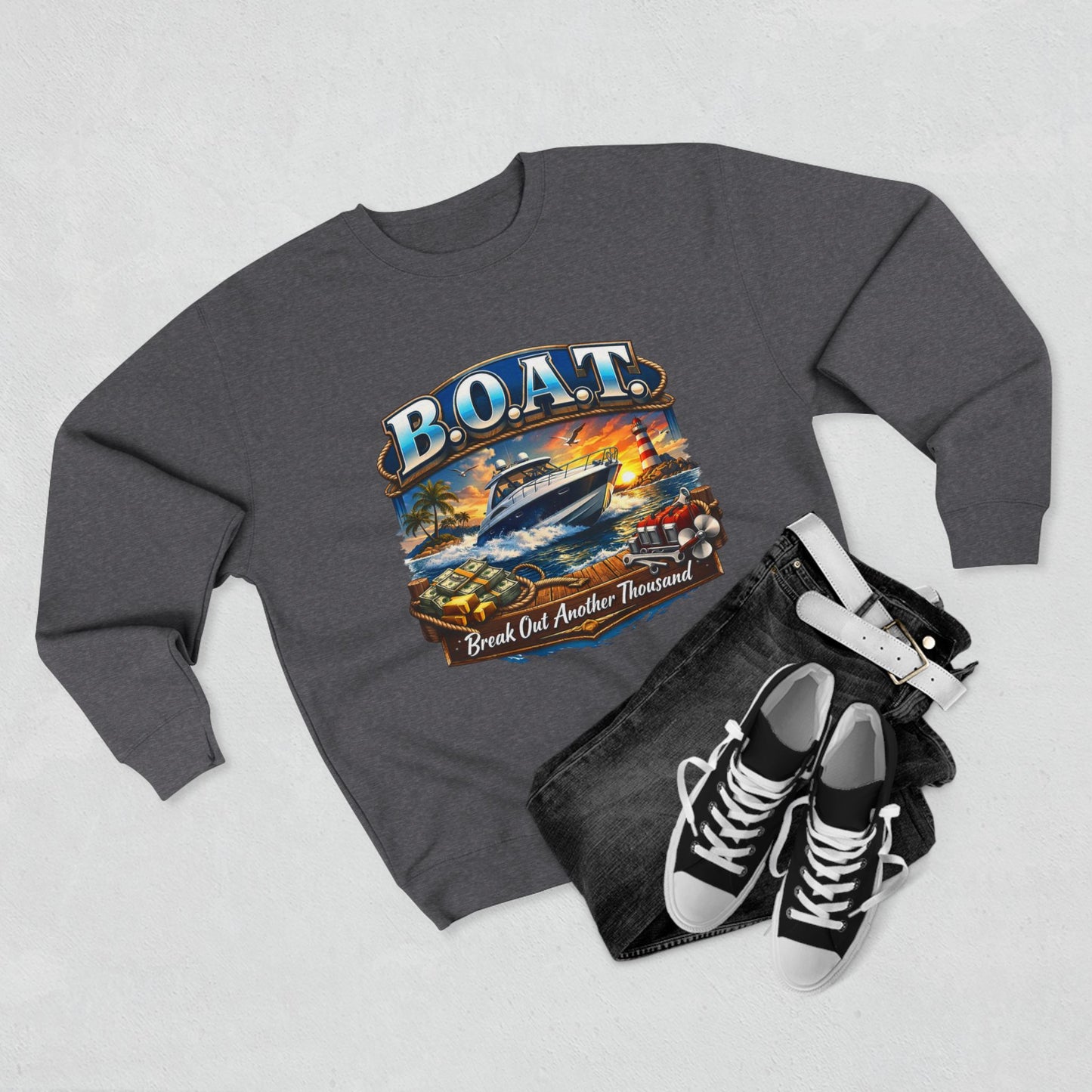 B.O.A.T. Unisex Crewneck Sweatshirt